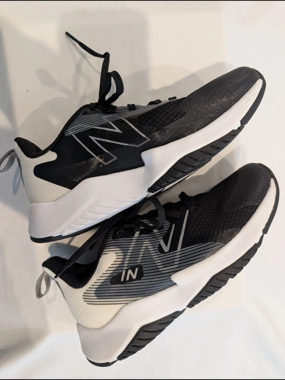 New Balance Black and Gray Kids' Sneakers